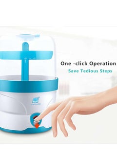Generic معقم زجاجات الأطفال بالبخار ذو سعة كبيرة لزجاجات الأطفال واللهايات ومضخات الثدي وألعاب التسنين والتحكم بزر واحد معقم زجاجات البخار بدرجة حرارة عالية 360 درجة  - Image 5