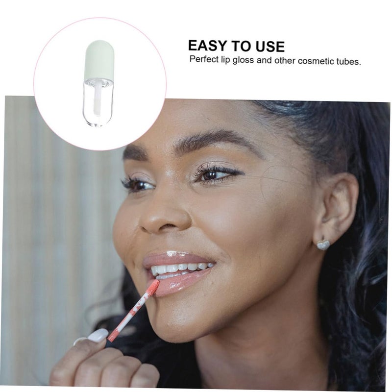 8pcs 5ml Mini Lip Gloss Tubes Wand Empty Lip Gloss Bottles Bulk Pack Sturdy Plastic Pp Material for Cosmetics Samples - Image 2