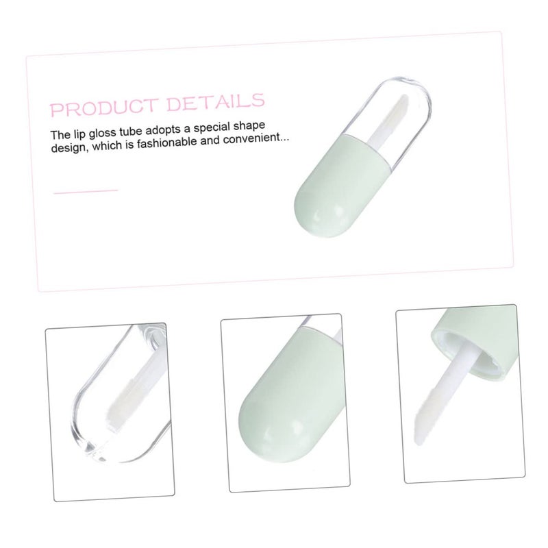 8pcs 5ml Mini Lip Gloss Tubes Wand Empty Lip Gloss Bottles Bulk Pack Sturdy Plastic Pp Material for Cosmetics Samples - Image 5