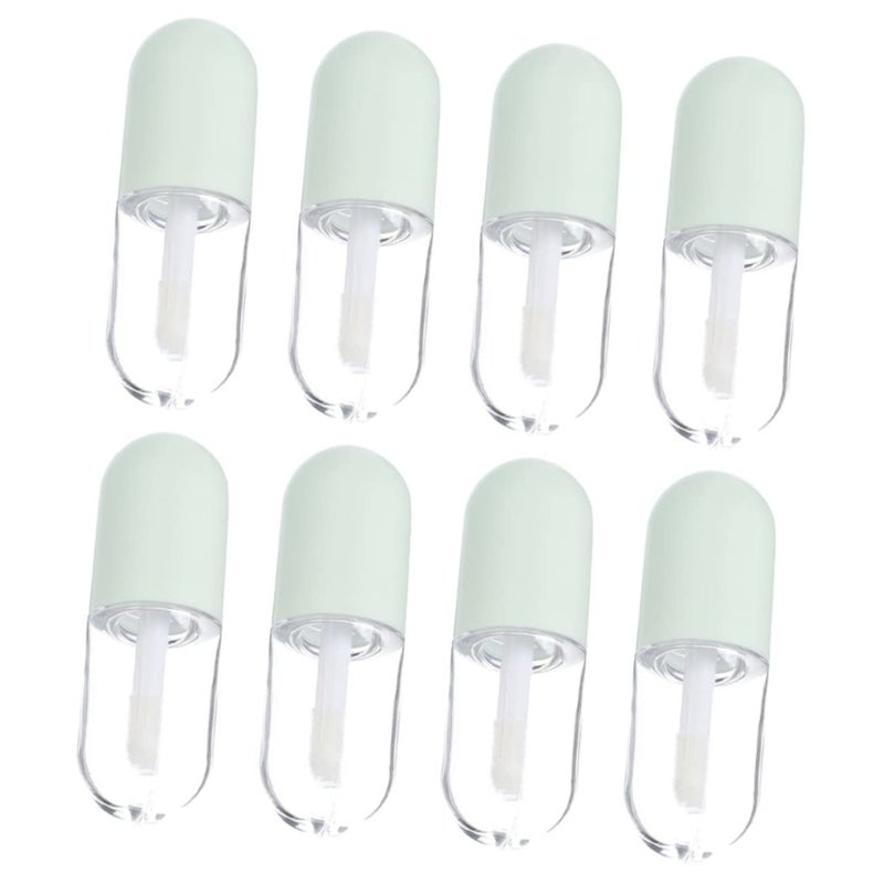 8pcs 5ml Mini Lip Gloss Tubes Wand Empty Lip Gloss Bottles Bulk Pack Sturdy Plastic Pp Material for Cosmetics Samples - Image 1
