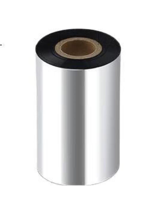 Befon 110Mm*300M Wax-Based Carbon Ribbon For Barcode Printer, Single Roll, Ribbon For Label Printer, Thermal Transfer Barcode Printer Ribbon - Image 1