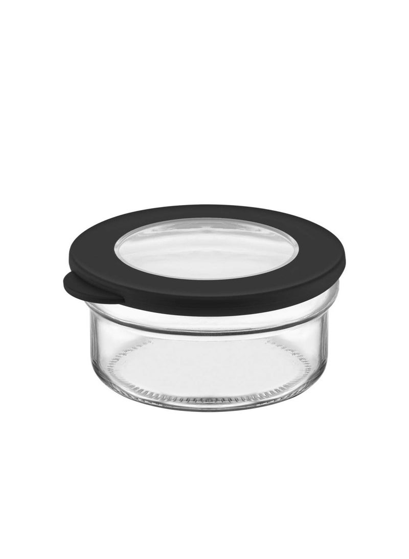 Glass Containers with Lid round small 4 Pcs Set - Image 3