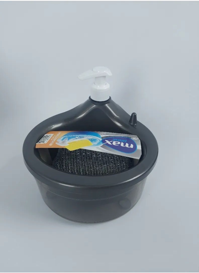 max plast Max Plast Single Bowl Soap Dispenser Made of High Quality Plastic, Multi Color  - Image 5