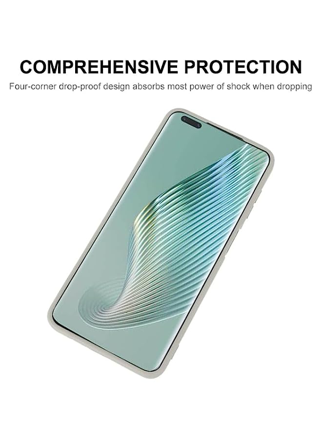 HuHa Case Cover Compatible For Honor Magic5 Pro ENKAY Hat-Prince Liquid Silicone Shockproof Soft Phone Case Light Green - Image 2