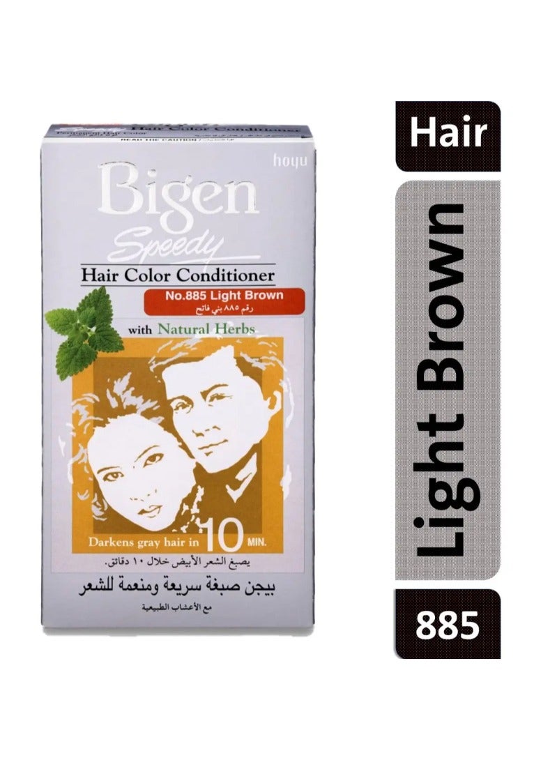 Bigen بيجين صبغة شعر سريعة - بني فاتح 885 - Image 1