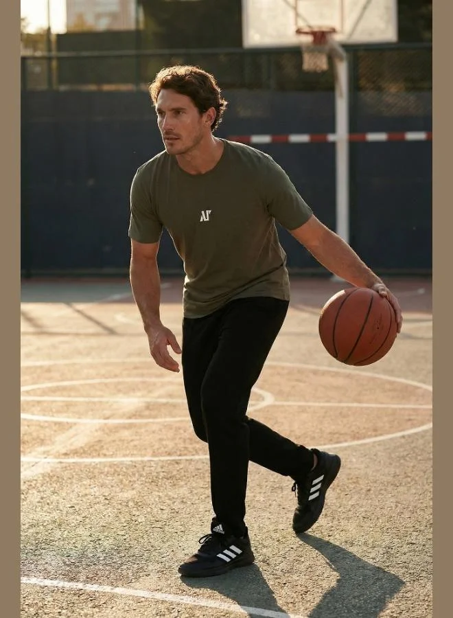 Buratti Regular Fit Normal Waist Straight Leg Sweatpants Men's TRACKSUIT PANTS 5908050