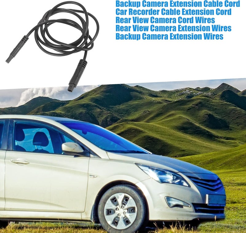 A ABSOPRO Car Backup Dash Camera Extension Cable 4 Pins 1 Metre Long - Image 2