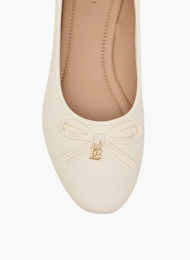 Flora Bella By Shoexpress WHITE Flora Bella Women Bow Detail Ballerina Shoes for Women | Best Price UAE