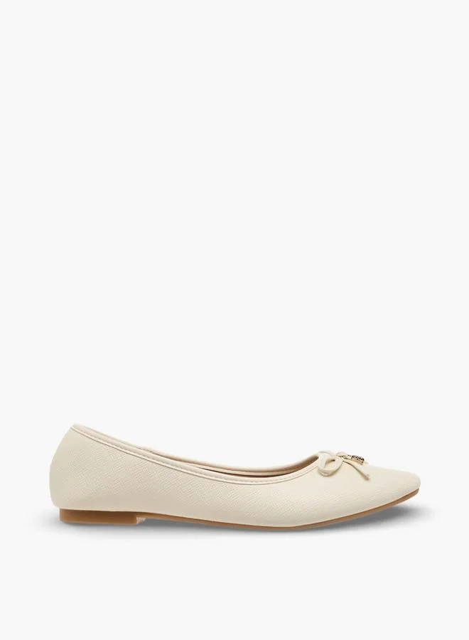 Flora Bella Women Bow Detail Ballerina Shoes