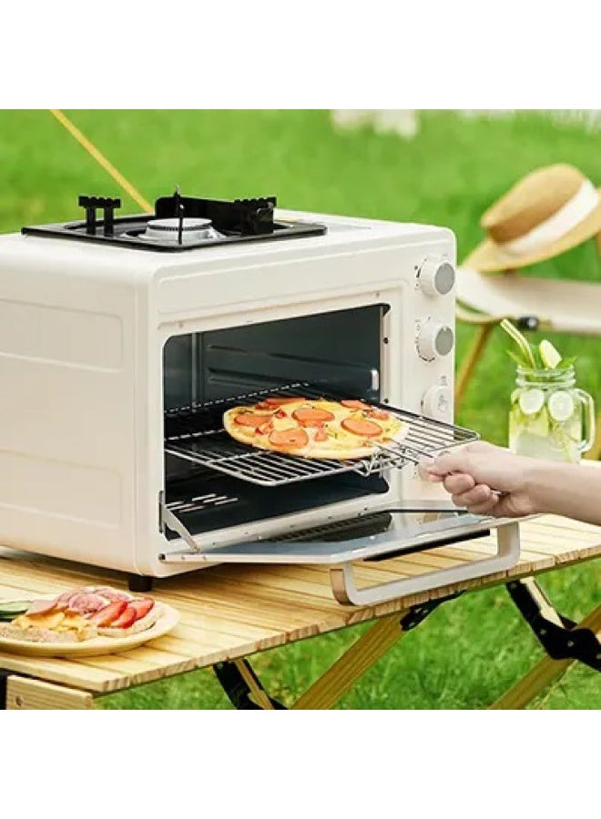 BlueFire Portable Outdoor Gas Camp Oven & Stove: 25L Large Capacity Insulated Stainless Steel Oven Box with 2.7kW Burner for Baking, Pizza, Roasting, Frying & Boiling | Perfect for Camping, BBQ & Family Outings - Image 2