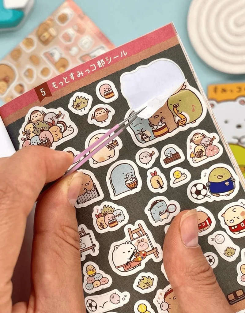 Kağıt Gemi Dükkan Paper Ship Shop Sumikko Gurashi Notebook Sticker Bullet Journal Notebook Decoration Stickers