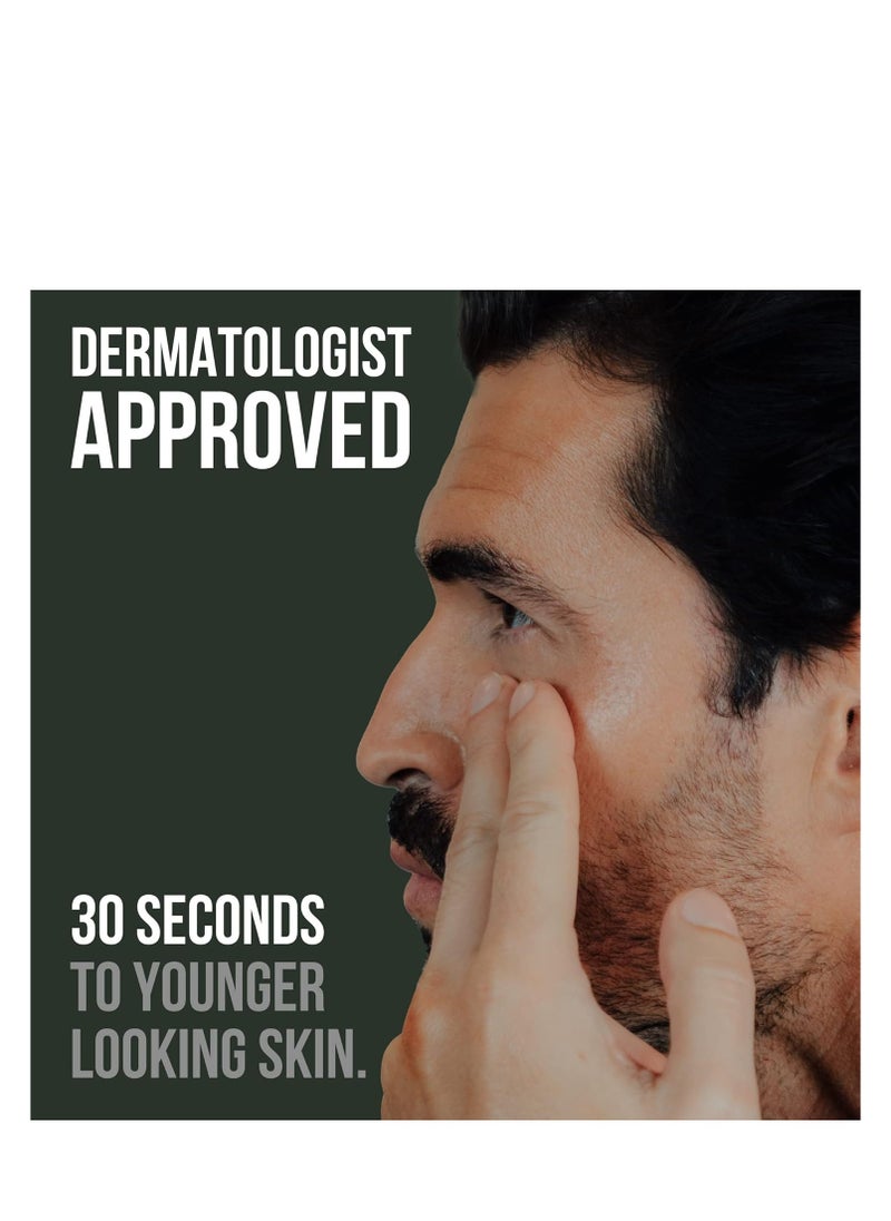 RUGGED & DAPPER RUGGED & DAPPER Premium Men's Eye Cream | Age Defense for Dark Circles, Wrinkles & Puffy Eyes | Unscented | Hyaluronic Acid, Aloe + Argan Oil  - Image 4