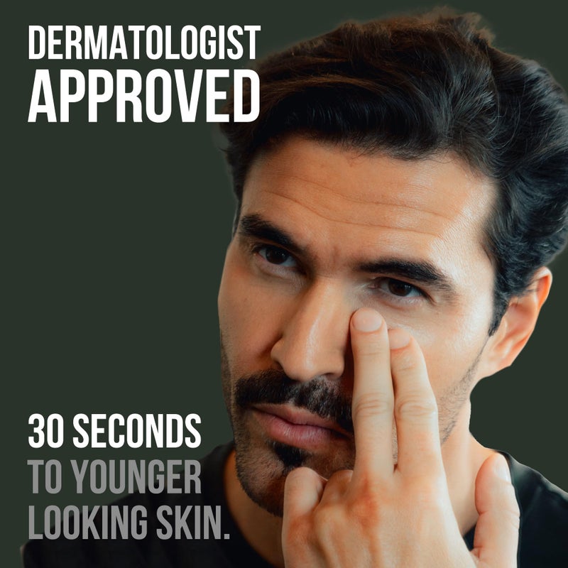 RUGGED & DAPPER Premium Men's Eye Cream | Age Defense for Dark Circles, Wrinkles & Puffy Eyes | Unscented | Hyaluronic Acid, Aloe + Argan Oil - Image 4