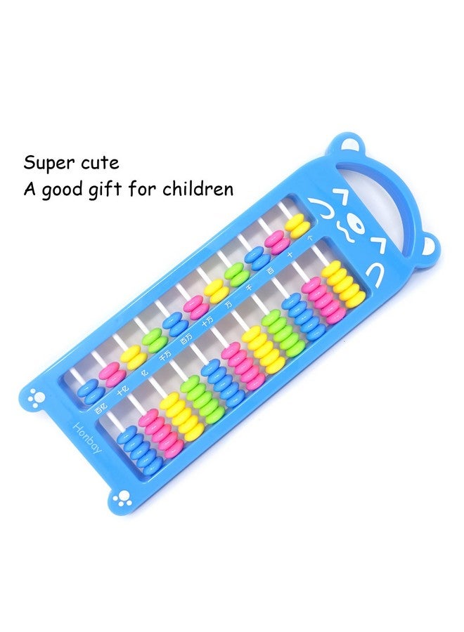 Honbay Cartoon Bear 11 Digits Plastic Chinese Abacus Soroban Arithmetic Tool Calculating Tool, Random Color - Image 3