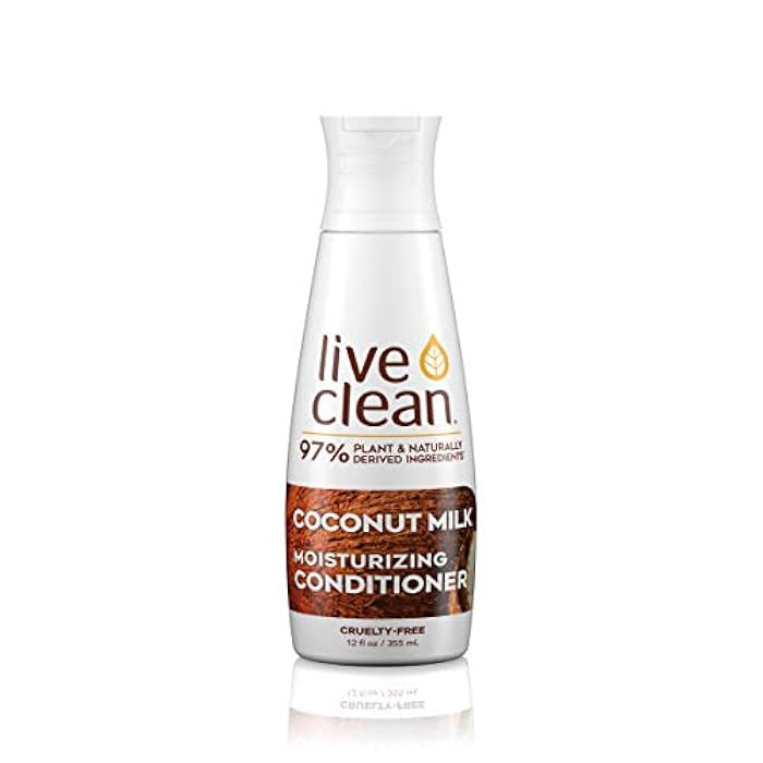 Live Clean Coconut Milk Moisturizing Conditioner, 12 Fl Oz - Image 1