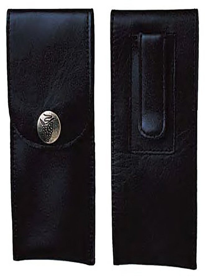 Bellini Professional Rosewood Waiter's Corkscrew with Leather Corkscrew Holster Pouch - Image 5