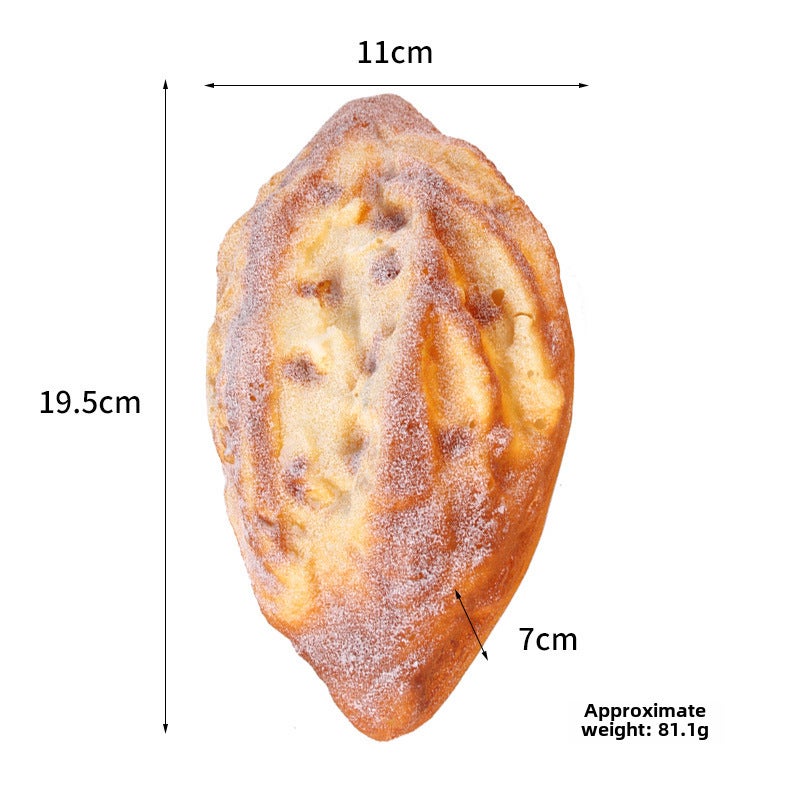 Realistic Caterpillar Bread Cake Model Lozenge bread 