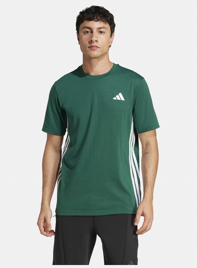 Adidas train essentials training feelready 3-stripes men's t-shirt - Image 1