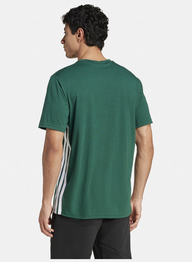 Adidas train essentials training feelready 3-stripes men's t-shirt - Image 4