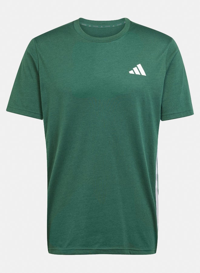 Adidas train essentials training feelready 3-stripes men's t-shirt - Image 2