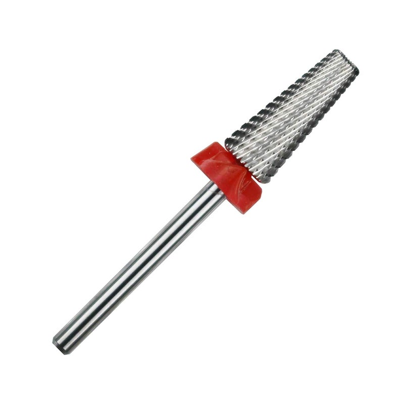 C & I 5 in 1 Nail Drill Bit, Cross & Slim Edition, Professional Nail Drills for Electric Manicure Drill Machine (Fine -F) - Image 1