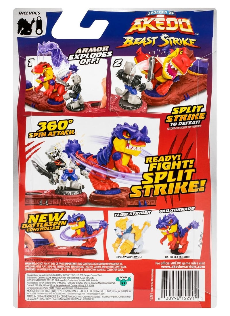 AKEDO - Ultra Beast Ripclaw Alphawolf Single Pack | Action Figure with Battle Accessories and 360° Spin Attack | Ultimate Combat Fun for Kids - Image 1