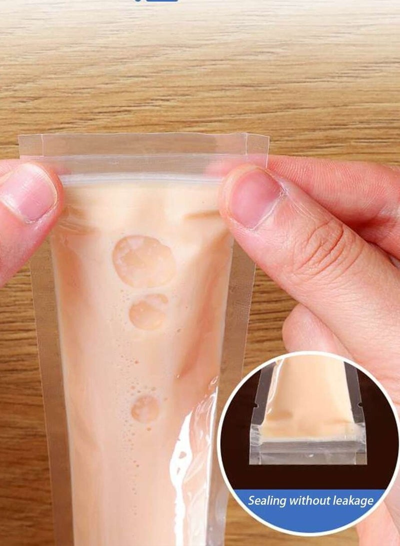 50 قطعة أكمام آيس بوبس ملونة (أكياس بلاستيكية قابلة لإعادة الاستخدام) - Image 4