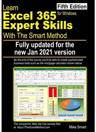 Learn Excel 365 Expert Skills With The Smart Method Fifth Edition Updated For The Jan 2021 Semian