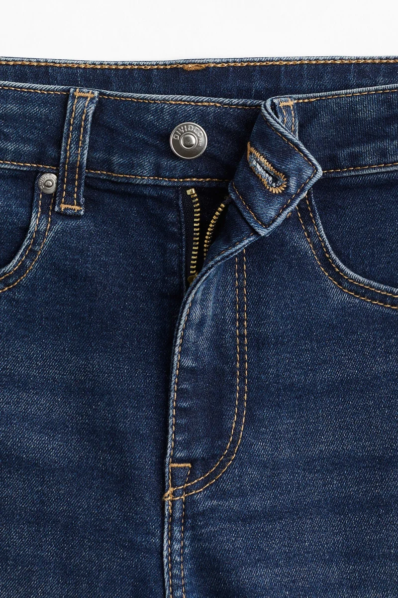 H&M 002-76-101-Blue Medium Dusty Flared High Jeans for Women | Best Price UAE