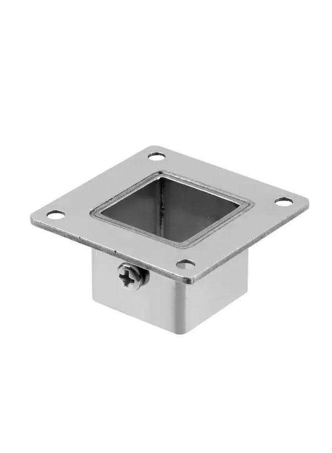 4Pcs Heavy Duty Stainless Steel Square Post Base Wide Flange Outdoor Fence Deck Railing - Image 4