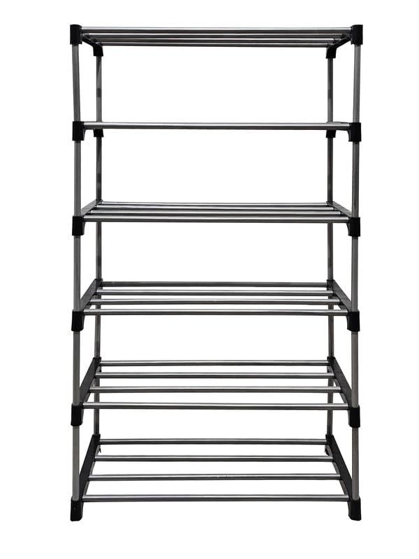 RAXON WORLD | 6 Layer Bookshelf for Home Library, Book Stand|Rack for Study Room| Stand Shelf 6 Layer Plastic Rack - Image 1