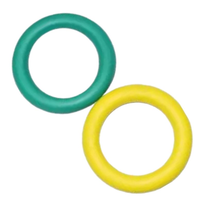 CABRIO Rubber Plain Tennikoit Ring 6 Inches Diameter Multicolor, Kids Playing, Tennis Ring, Rubber Frisbee (Pack of 1) - Image 2