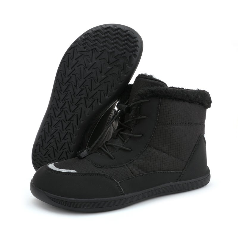 New Winter Women''s Cotton Boots, Flat-Soled Snow Boots, Women''s Non-Slip Casual Short Boots, Warm Cotton Shoes, Women''s Waterproof Cotton Shoes - Image 1