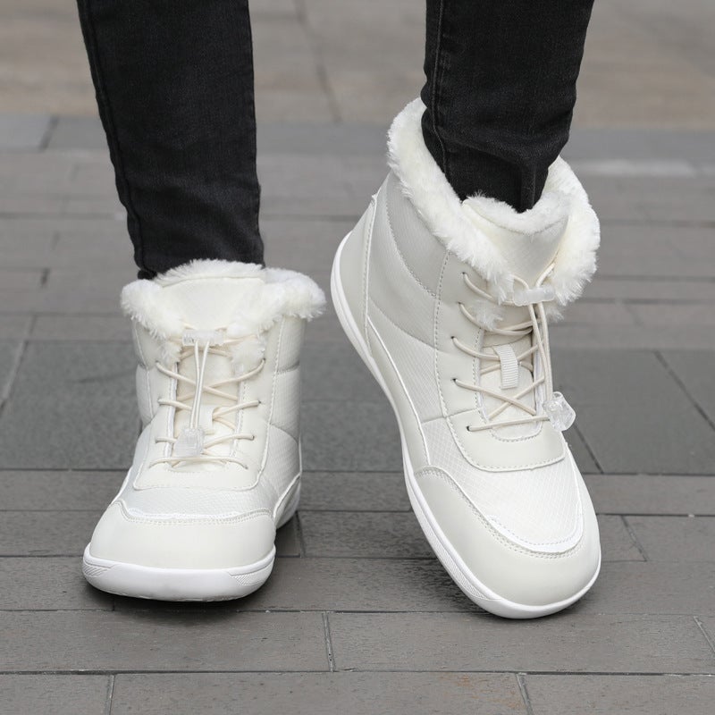New Winter Women''s Cotton Boots, Flat-Soled Snow Boots, Women''s Non-Slip Casual Short Boots, Warm Cotton Shoes, Women''s Waterproof Cotton Shoes - Image 3
