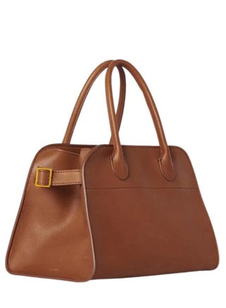 TR The Row Margaux 10 Top-Handle Bag in Plain Leather Best Price