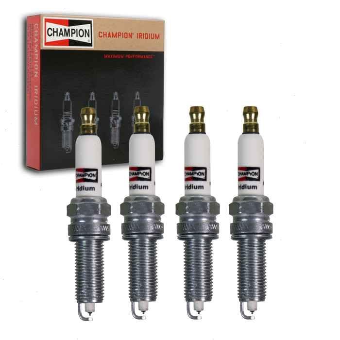 4 pc Champion Iridium Spark Plugs compatible with Kia Optima 16L 20L L4 20112018