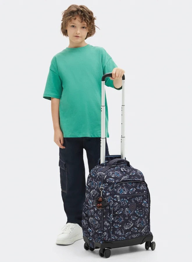 kipling Large wheeled backpack (with laptop protection) Unisex Jungle Fun Race New Zea