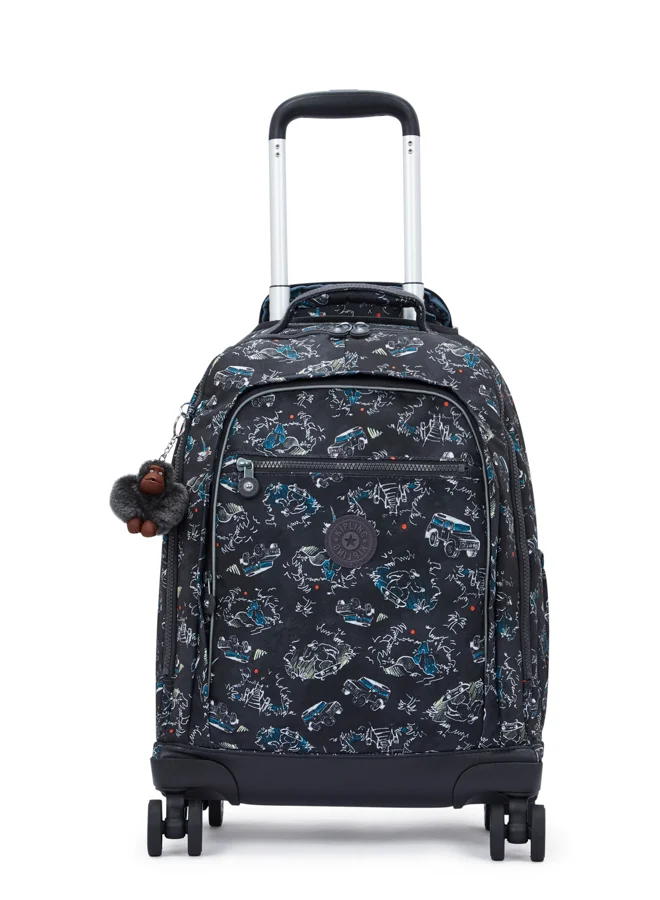 kipling Large wheeled backpack (with laptop protection) Unisex Jungle Fun Race New Zea
