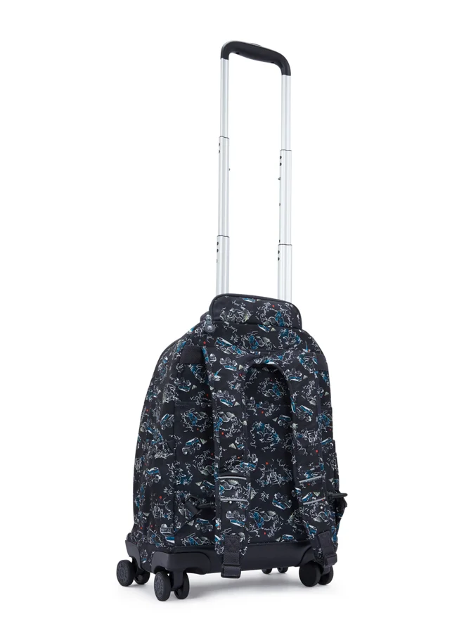 kipling Large wheeled backpack (with laptop protection) Unisex Jungle Fun Race New Zea