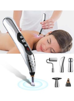 Generic Acupuncture Pen Electronic Pain Relief Therapy 5-in-1 Meridian Energy Pulse Massage Pen  - Image 1