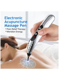 Generic Acupuncture Pen Electronic Pain Relief Therapy 5-in-1 Meridian Energy Pulse Massage Pen  - Image 2