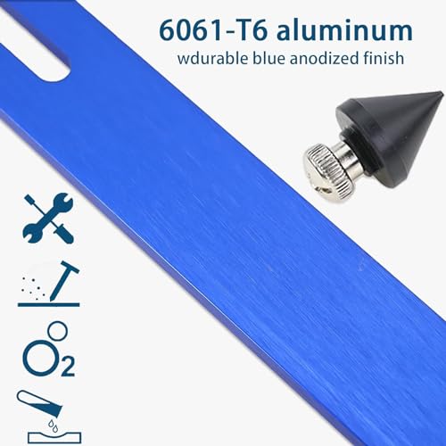 TOPVOP auto Folding Sag Scale Ⅱ Reversible Multi-Scale Design for Cross-Country Competition be Applicable Most mini and Full Size Motorcycles,Cone and Screw Set ；Dirt Bike sag Tool - Image 5