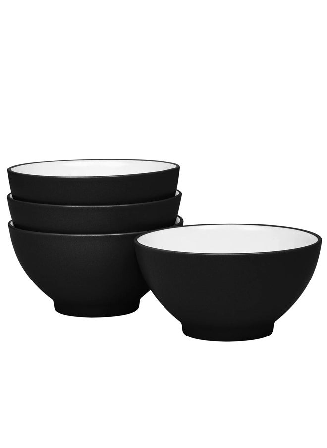 Generic 3-piece dish set, black color, high temperature resistant, porcelain dish set, modern design, for soup, stew and salads, multi-use  - Image 3