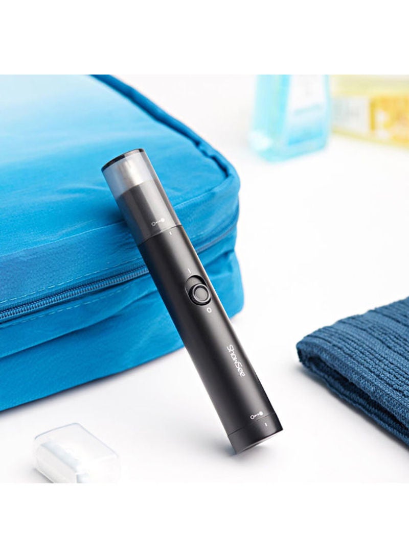 ShowSee Electric Nose Hair Trimmer Black 15.00 x 3.50 x 3.50cm - Image 3