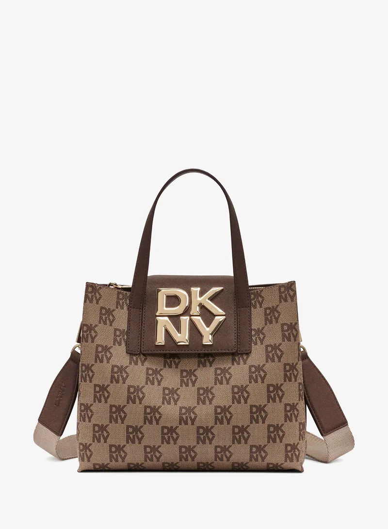 Faye Logo Top Handle Satchel