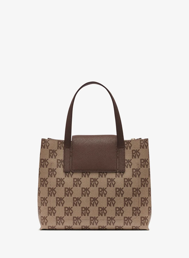 DKNY  Faye Logo Top Handle Satchel for Women | Best Price UAE