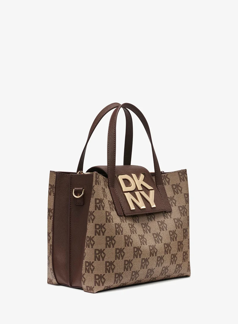 DKNY  Faye Logo Top Handle Satchel for Women | Best Price UAE