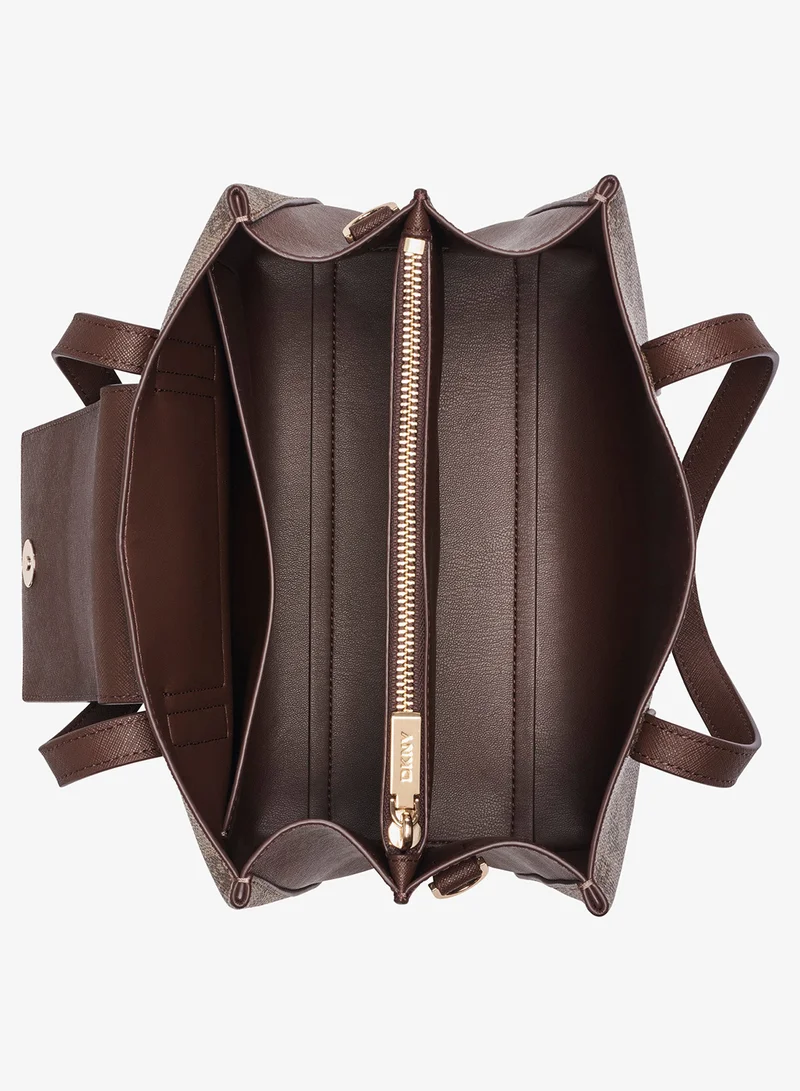 DKNY  Faye Logo Top Handle Satchel for Women | Best Price UAE