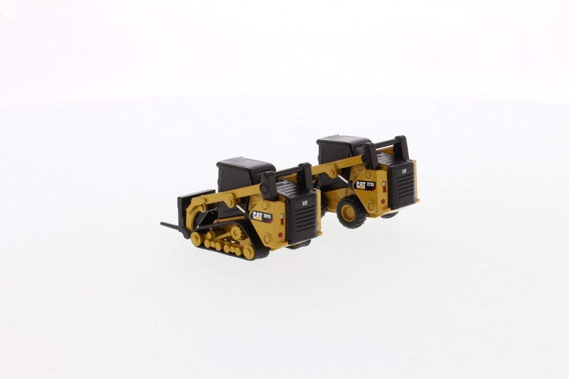 Diecast Masters 1/64 Caterpillar 272D2 Skid Steer Loader and Caterpillar 297D2 Compact Track Loader Set of 2 85693 - Image 4