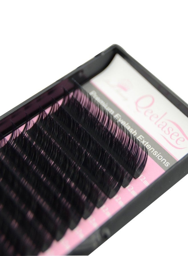 Qeelasee 0.07 Thickness D Curl 13mm Volume Mink Eyelash Extensions Silk Individual Lash Extensions Semi-permanent Pure Korean Silk lashes Soft Application for Professional Salon Use - Image 2